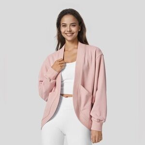 NWOT Halara Long Sleeve Casual Cotton Jacket (Size tag cutout fits S/M)